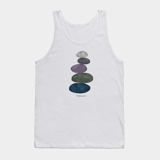 Balancing stones Tank Top by Ieva Li ART